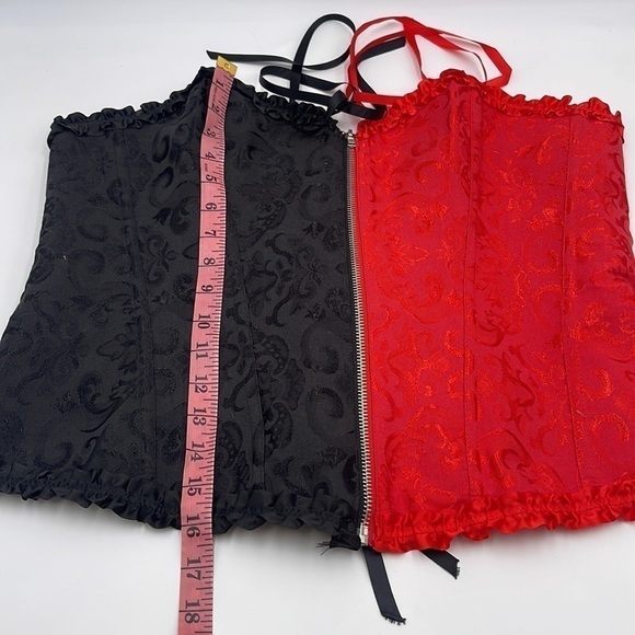 5XL Black / Red Corset Corset *New without tags * - Picture 2 of 6